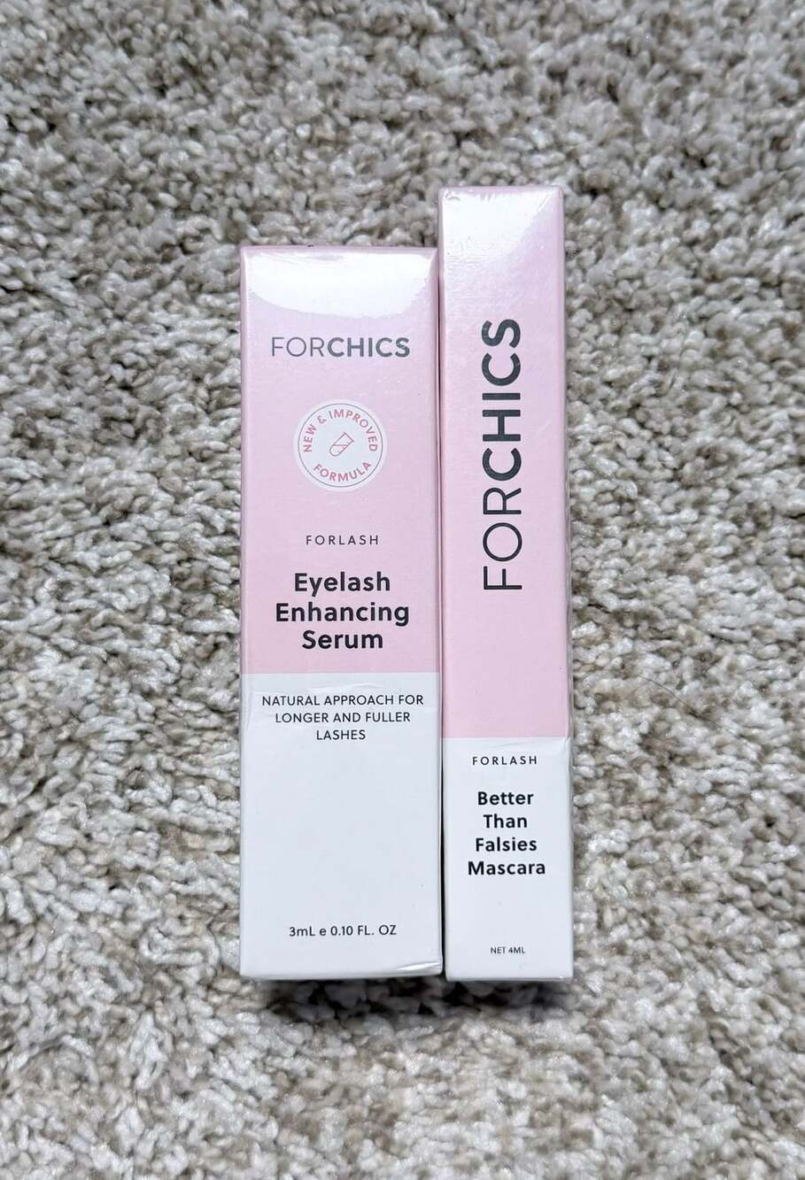 NEW ForChics Forlash Eyelash Enhancing Serum & Better Than Falsies Mascara Duo